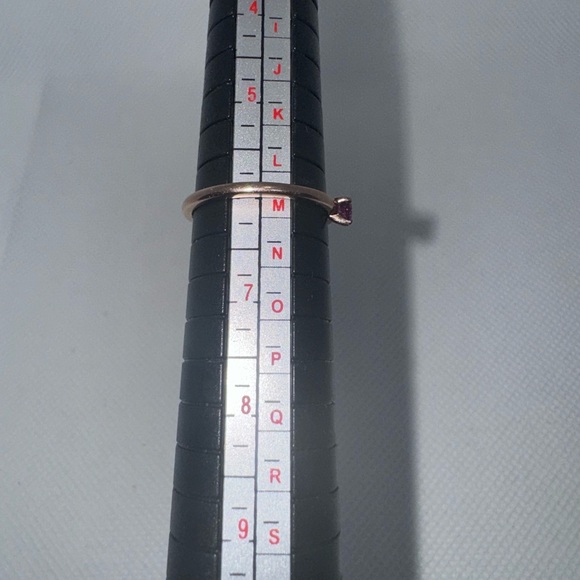 Pandora Purple Solitaire Ring Ale Met 52 Size 6 - Picture 4 of 4